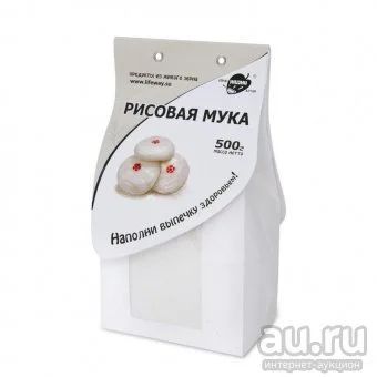 Лот: 13682549. Фото: 1. Мука Образ Жизни рисовая 500гр... Диетическое питание