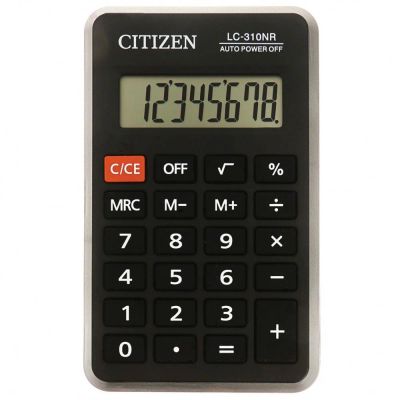 Лот: 15158027. Фото: 1. Калькулятор карманный Citizen... Калькуляторы