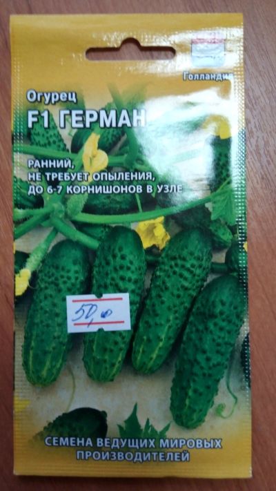 Лот: 15536405. Фото: 1. Огурец F1 Герман. Овощи