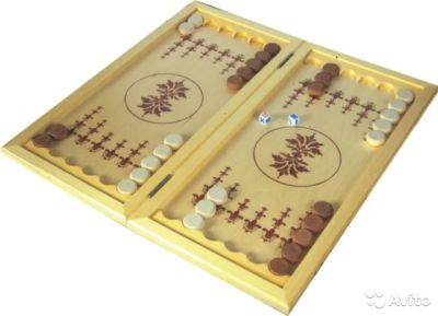 Лот: 7438857. Фото: 1. Нарды большие. Детские настольные игры