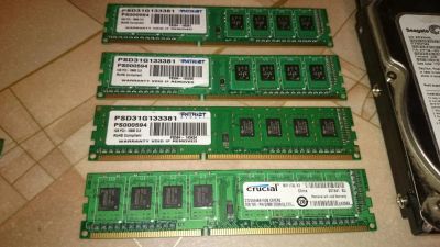 Лот: 4951441. Фото: 1. Patriot DDR3 DIMM 1GB PC3-10600... Оперативная память