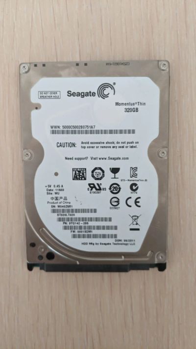 Лот: 17746021. Фото: 1. Жесткий диск Seagate 320 Гб ST320LT020. Жёсткие диски (HDD)