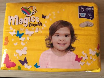 Лот: 13759825. Фото: 1. Подгузники Magics 6 x-large 15-30... Детская гигиена