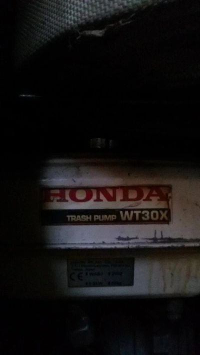 Лот: 10210264. Фото: 1. Мотопомпа Honda WT 30 X б/у. Насосы садовые, мотопомпы