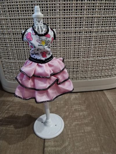 Лот: 22159397. Фото: 1. Платье для барби розовое. Куклы и аксессуары