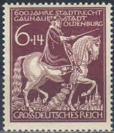 Лот: 19073037. Фото: 1. 1945. Германская империя. 600-летие... Марки