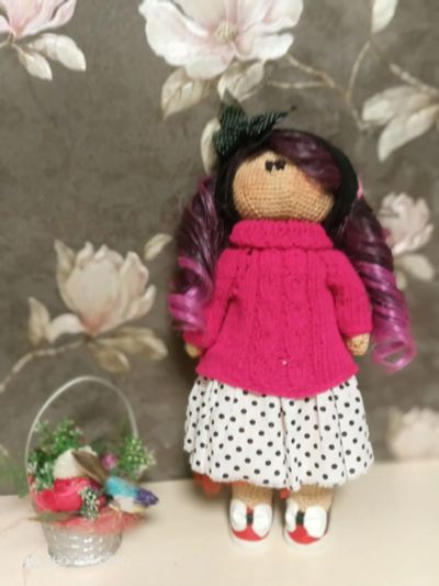 Лот: 18115655. Фото: 1. Кукла с двумя комплектами одежды. Авторские куклы, игрушки, поделки
