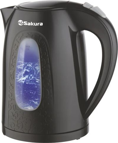 Лот: 18079524. Фото: 1. Чайник 2,0л Sakura SA-2345BK диск... Чайники, кофемашины, кулеры