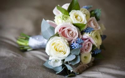 Лот: 6820043. Фото: 1. Свадебный букет невесты. Лот 823. Свежие цветы