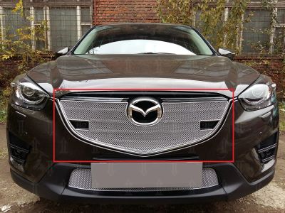 Лот: 7667855. Фото: 1. Защитная сетка радиатора Mazda... Другое (оснащение, оборудование, аксессуары)