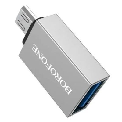Лот: 17313391. Фото: 1. Переходник Borofone BV2 OTG USB... Дата-кабели, переходники