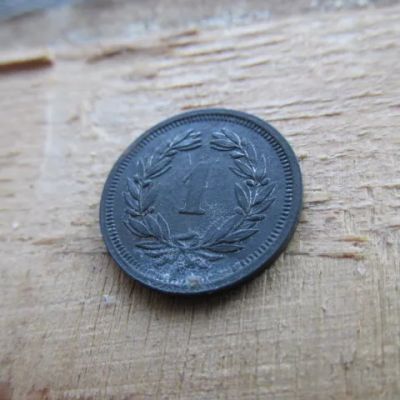 Лот: 24870768. Фото: 1. Монета 1 раппен один рап Швейцария... Европа