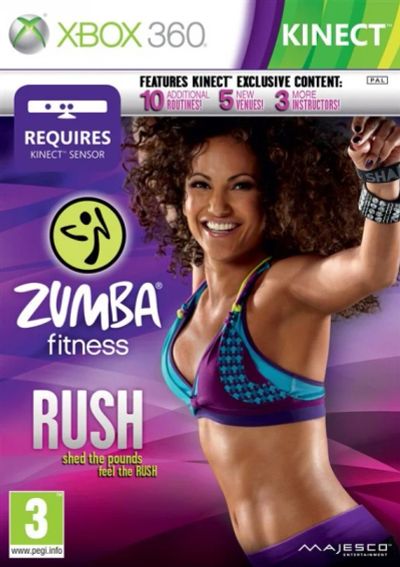 Лот: 3085657. Фото: 1. Zumba Fitness Rush [X360, Kinect... Игры для консолей