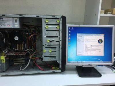 Лот: 8067166. Фото: 1. Системный блок d820 2x2.8GHz... Компьютеры в сборе
