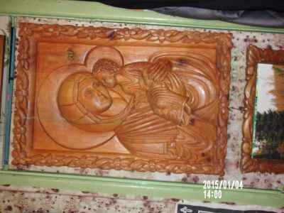 Лот: 12682565. Фото: 1. икона умиление. кедр. Европа