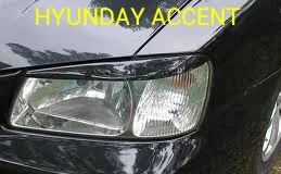 Лот: 4331041. Фото: 1. Реснички на фары Hyundai Aссеnt... Детали тюнинга