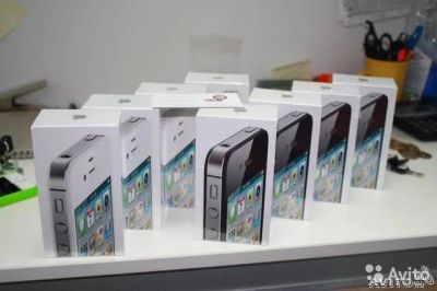 Лот: 4366630. Фото: 1. iPhone 4 8Gb (новый, 1год гарантия... Смартфоны
