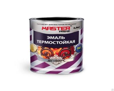 Лот: 12919121. Фото: 1. Краска термостойкая MASTER PRAME... Краски, лаки, растворитель