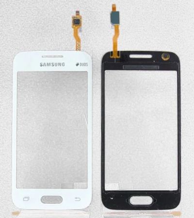 Лот: 12876985. Фото: 1. Тачскрин Samsung G318H Белый. Дисплеи, дисплейные модули, тачскрины