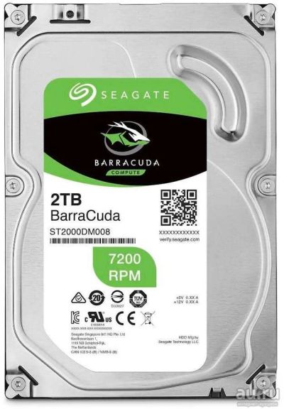 Лот: 18381737. Фото: 1. Жесткий диск Seagate barracuda... Жёсткие диски (HDD)