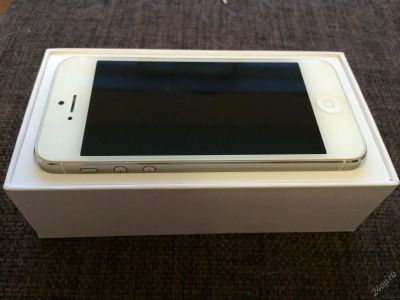 Лот: 3697583. Фото: 1. iPhone 5 16G White. Смартфоны