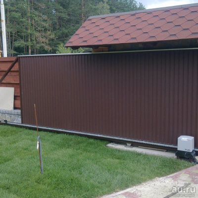 Лот: 11206435. Фото: 1. ворота откатные длина 5 метров... Ворота, заборы, шлагбаумы