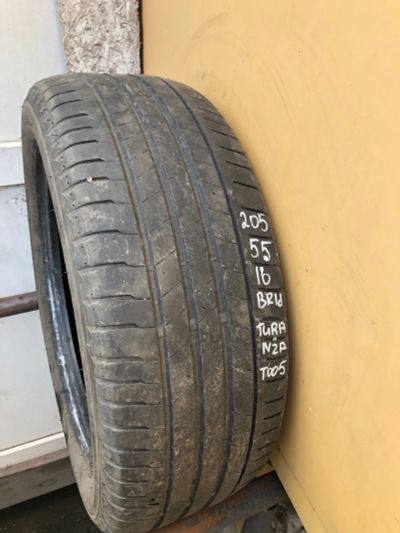 Лот: 20832315. Фото: 1. 1шт. 205-55-R16 Bridgestone Turanza... Шины