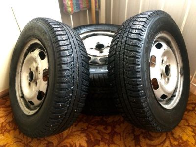 Лот: 6306497. Фото: 1. зимние шины 175/70/R13 - Amtel... Шины на дисках
