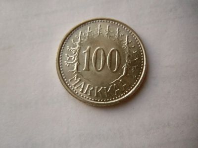Лот: 24769264. Фото: 1. Финляндия 100 марок 1957 г.,серебро... Европа