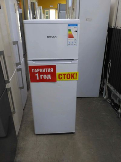 Лот: 14229120. Фото: 1. Холодильник shivaki tmr 1442 w... Холодильники, морозильные камеры