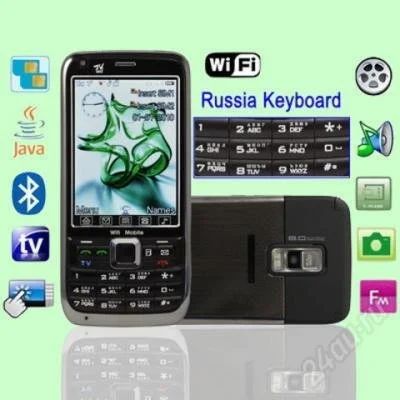 Лот: 792347. Фото: 1. Nokia - W006 - 2sim, TV, WiFi... Кнопочные мобильные телефоны