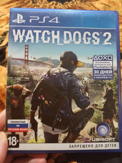 Лот: 17981391. Фото: 1. Диск PS4. Игра Watch dogs 2. Диск... Игры для консолей