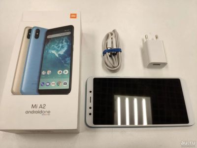 Лот: 13746558. Фото: 1. Xiaomi Mi A2 64Gb Blue (Б/У, Отличное... Смартфоны