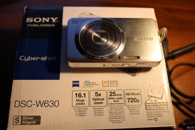 Лот: 15301191. Фото: 1. Цифровой фотоаппарат Sony Cyber-shot... Цифровые компактные