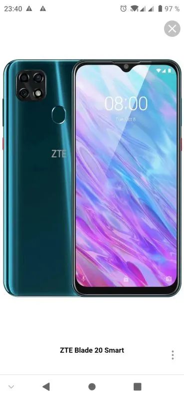 Лот: 24990780. Фото: 1. Смарт для работы Zte blade 20... Смартфоны
