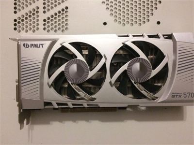 Лот: 10766846. Фото: 1. Видеокарта Palit GTX570 1280Mb. Видеокарты