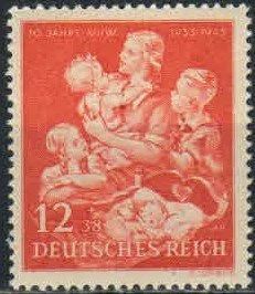 Лот: 18575634. Фото: 1. 1943. Германская империя. 10-я... Марки
