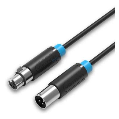 Лот: 25078102. Фото: 1. Кабель Vention XLR M/XLR F, 3... Шнуры, кабели, разъёмы