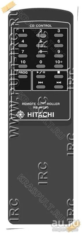 Лот: 15909163. Фото: 1. Пульт HITACHI RB-W750. Пульты ДУ