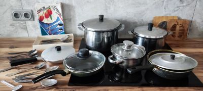Лот: 25641282. Фото: 1. Посуда кастрюли, сковородки, крышки... Кастрюли