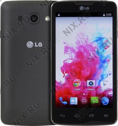 Лот: 5258295. Фото: 1. 4.3" Смартфон LG X145 L60 черный... Смартфоны