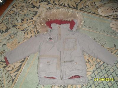 Лот: 3089907. Фото: 1. куртка зимняя рост 104см. Верхняя одежда