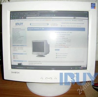Лот: 609476. Фото: 1. Монитор 17' Samtron 76E. ЭЛТ-мониторы