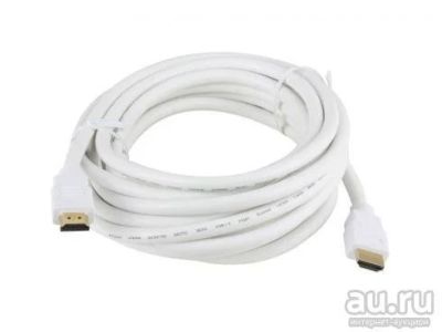 Лот: 8238368. Фото: 1. Кабель HDMI - HDMI 5m, AOpen/Qust... Шнуры, кабели, разъёмы