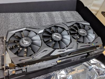 Лот: 15562578. Фото: 1. ASUS GeForce GTX1060 6Gb Strix... Видеокарты