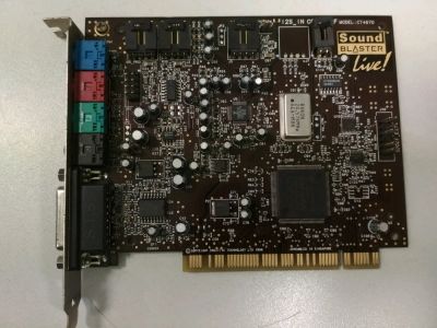 Лот: 11604580. Фото: 1. Аудиокарта Creative Labs SoundBlaster... Звуковые карты