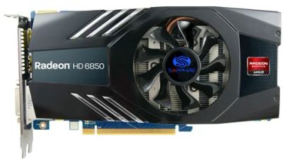 Лот: 7638111. Фото: 1. Видеокарта Sapphire Radeon HD6850. Видеокарты