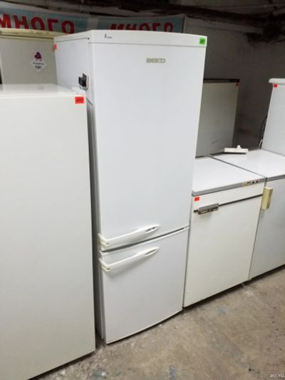 Лот: 12961597. Фото: 1. Б у холодильник beko (склад б... Холодильники, морозильные камеры