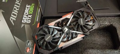 Лот: 20843492. Фото: 1. Видеокарта Gigabyte Aorus GeForce... Видеокарты