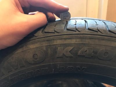 Лот: 15947853. Фото: 1. Летние шины Hankook 185/55/15... Шины